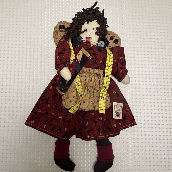 Vintage Ozark Mountain Crafts by Char Selena the Seamstress Angel 14.5" Tall - Picture 4 of 12